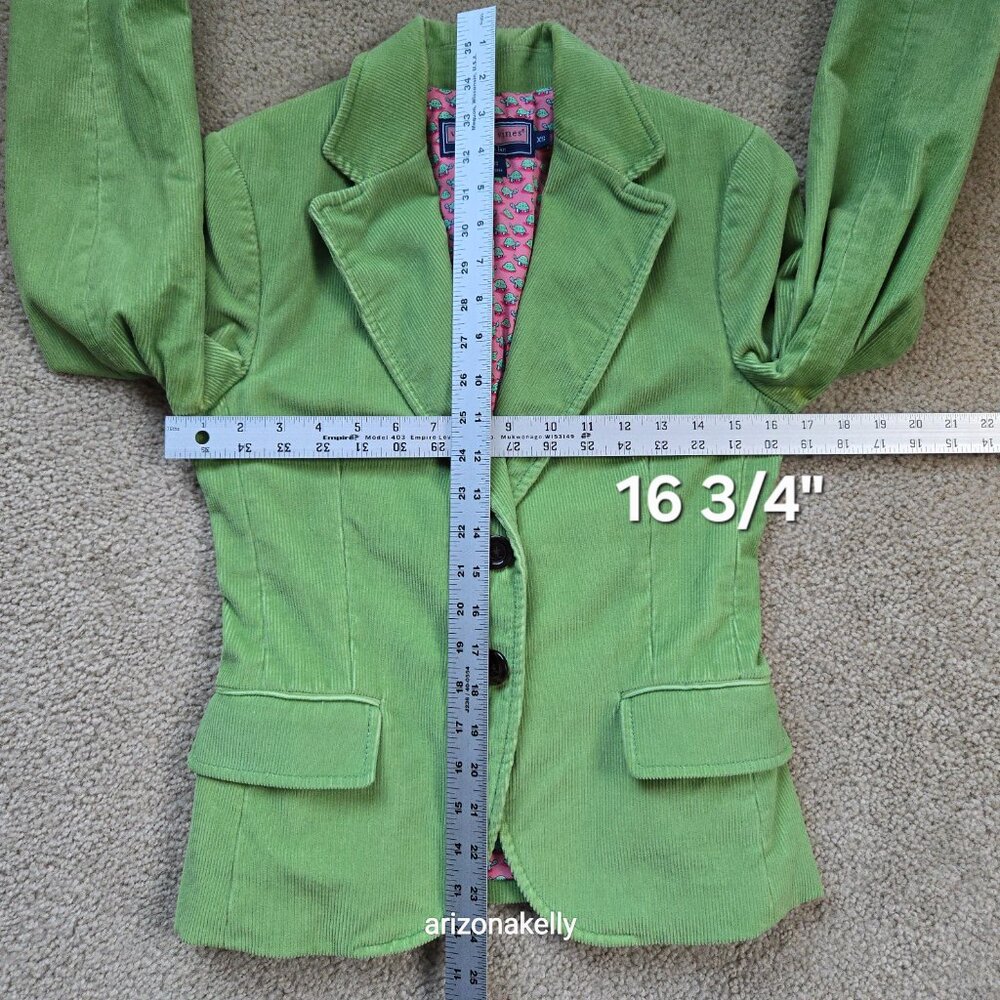 Vineyard Vines Corduroy Blazer Green With Pink Lining PRICE FIRM - Picture 10 of 11